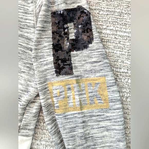 PINK Victoria's Secret's Women's (Size Small) Bling Zip-Up Hoodie - Picture 5 of 12